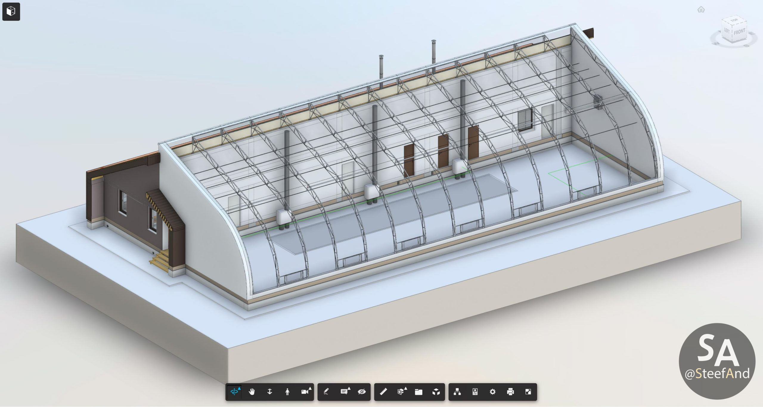 Revit Modeling - Vegetary Structure photo 1